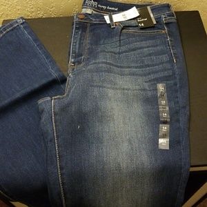 New York and company blue jeans curvy bootcut